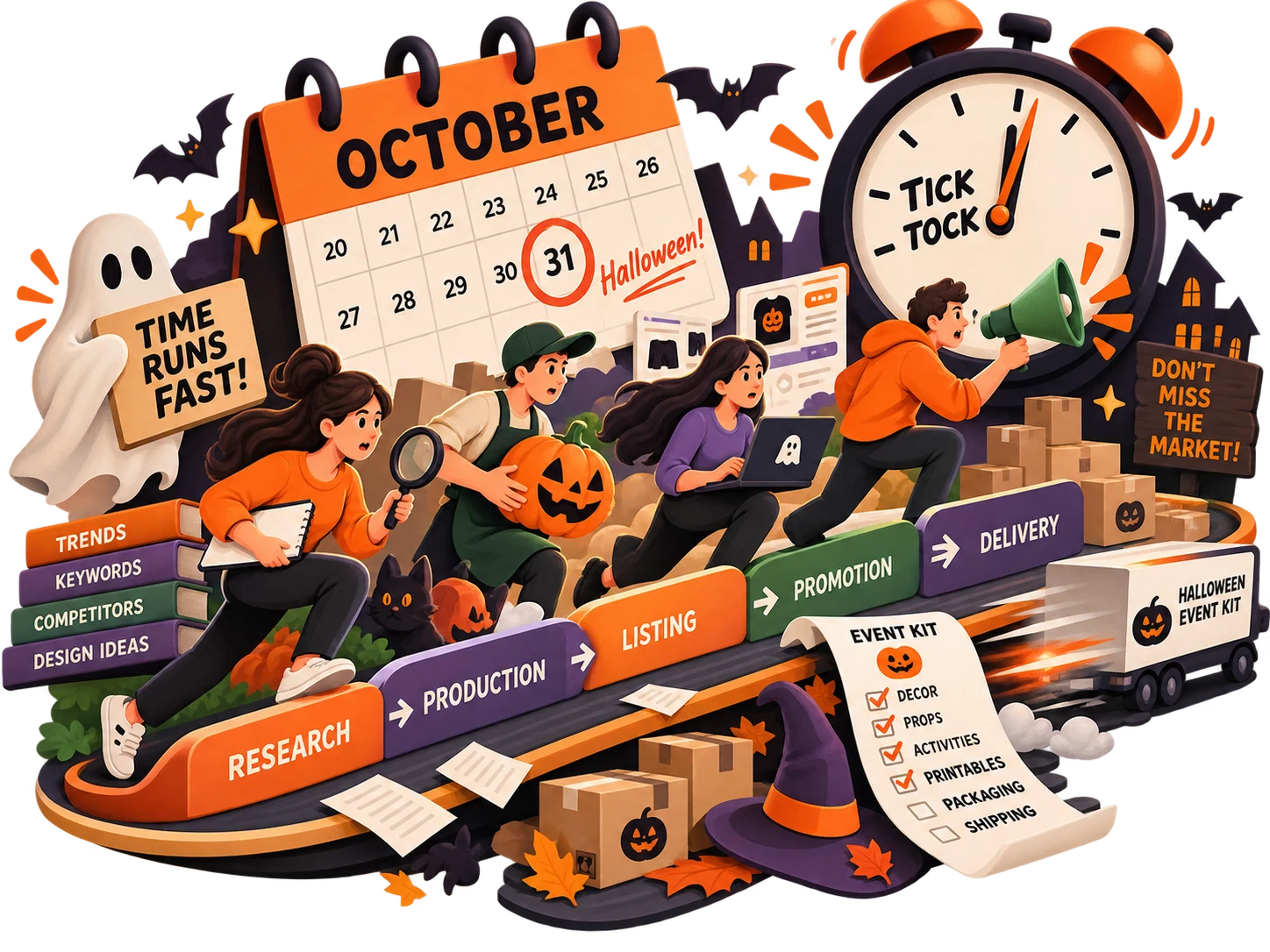 Problem 6 the seasonal Halloween deadline and speed-to-market pressure
