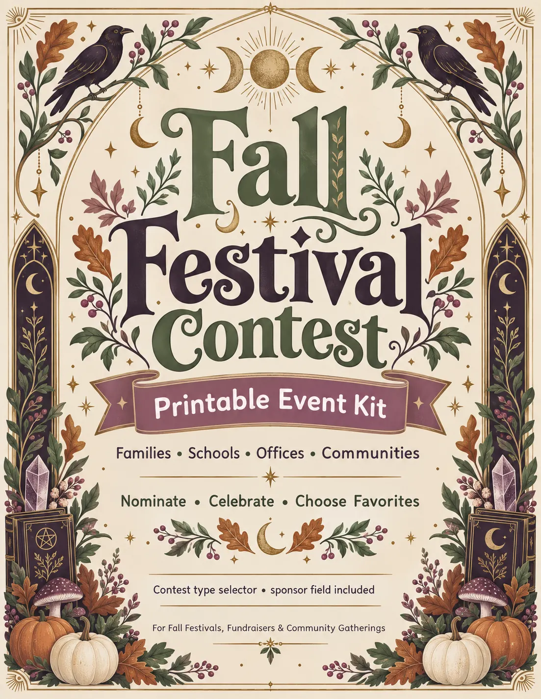 Halloween Fall Festival generated sample 01