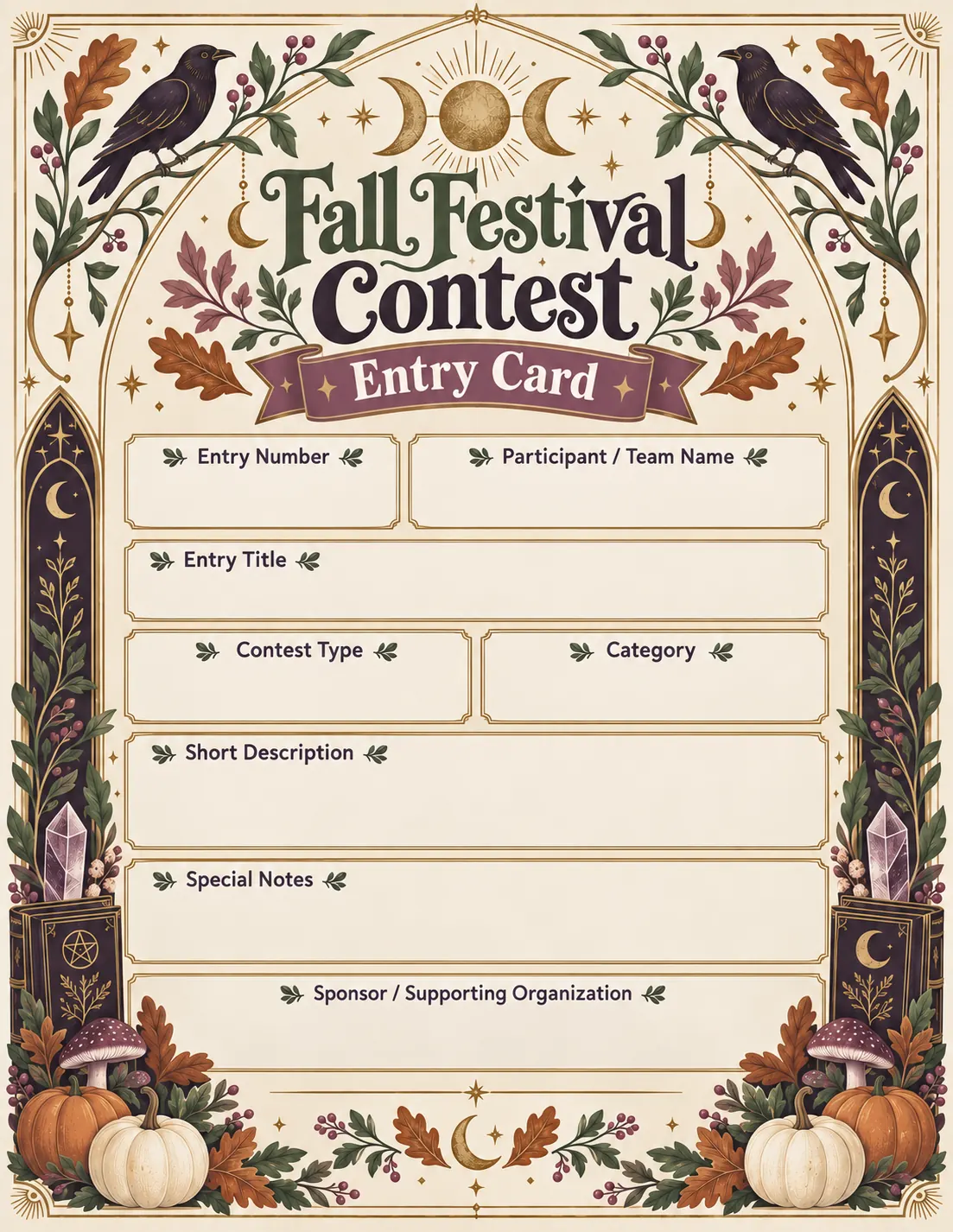 Halloween Fall Festival generated sample 05
