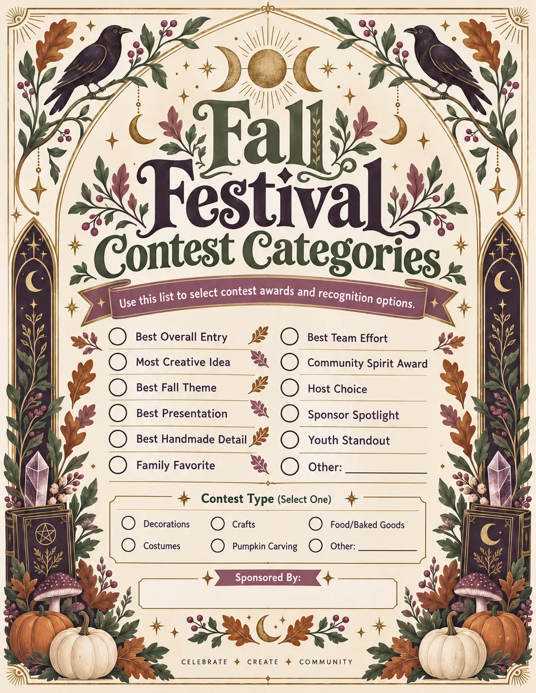 Halloween Fall Festival generated sample 07