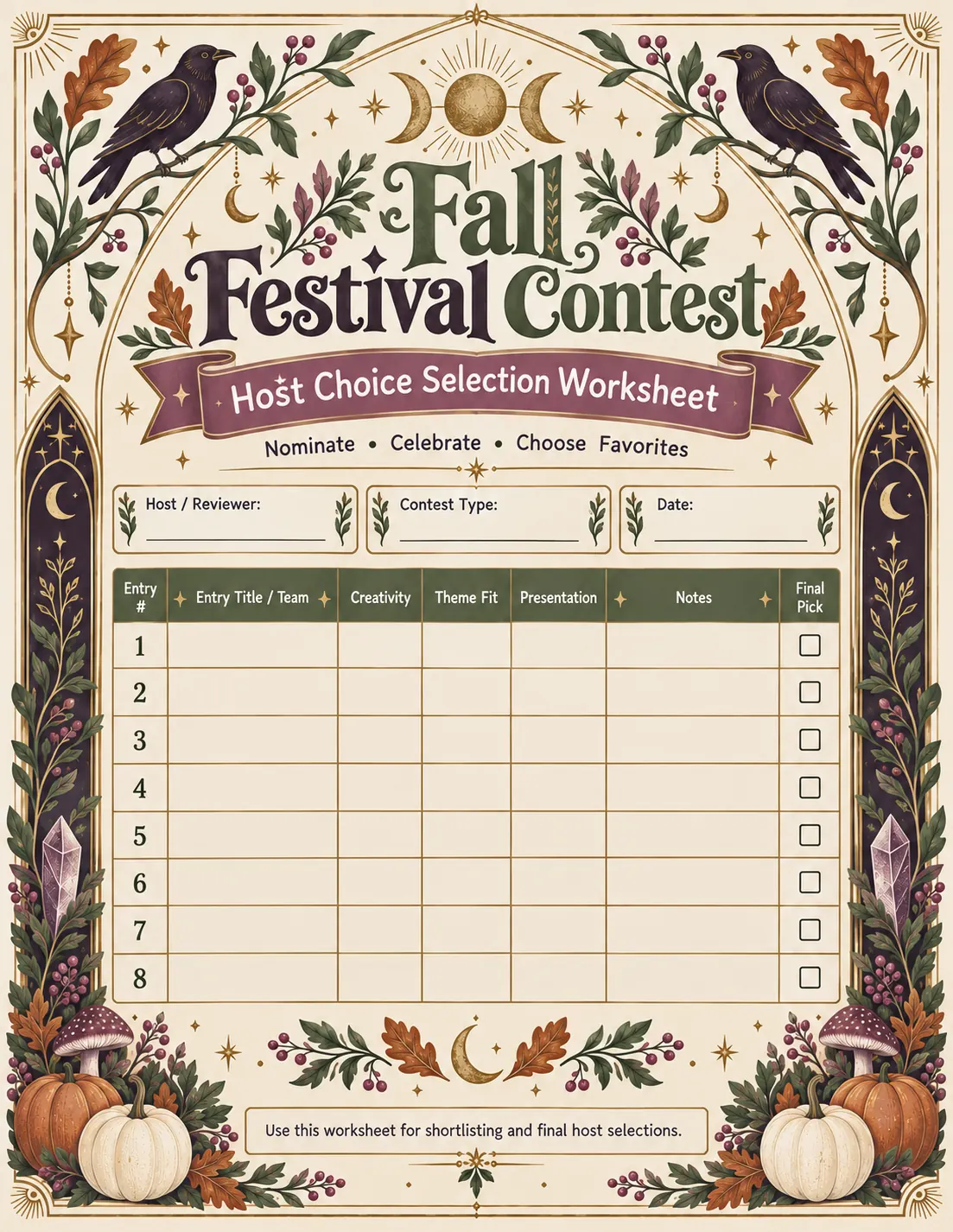 Halloween Fall Festival generated sample 09