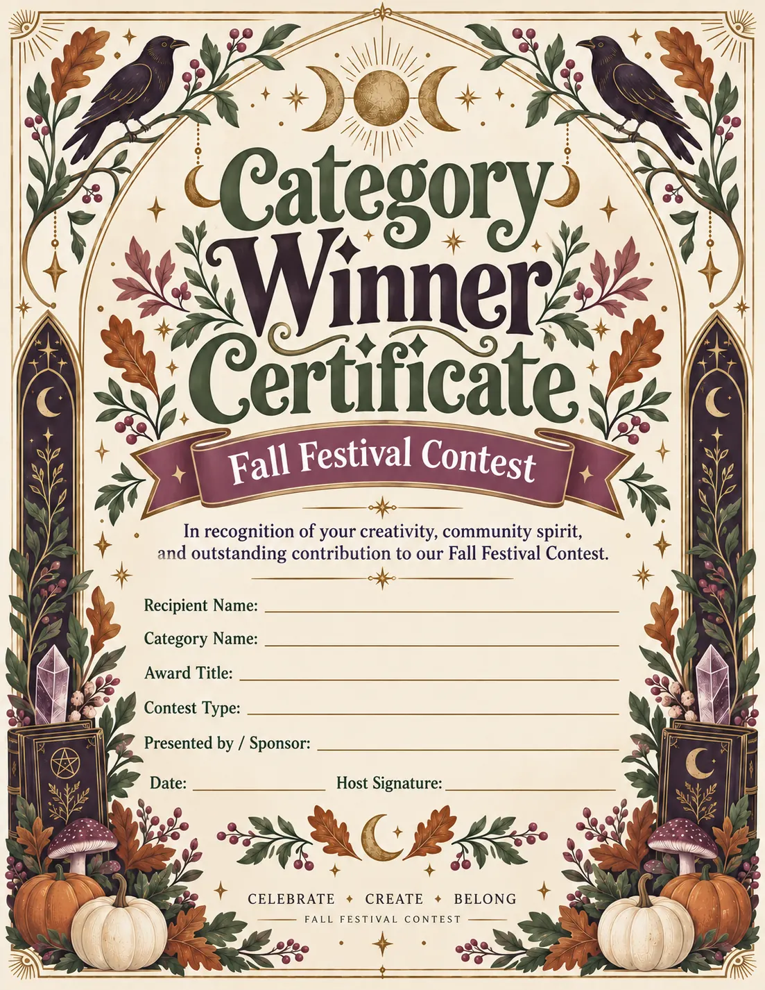 Halloween Fall Festival generated sample 16