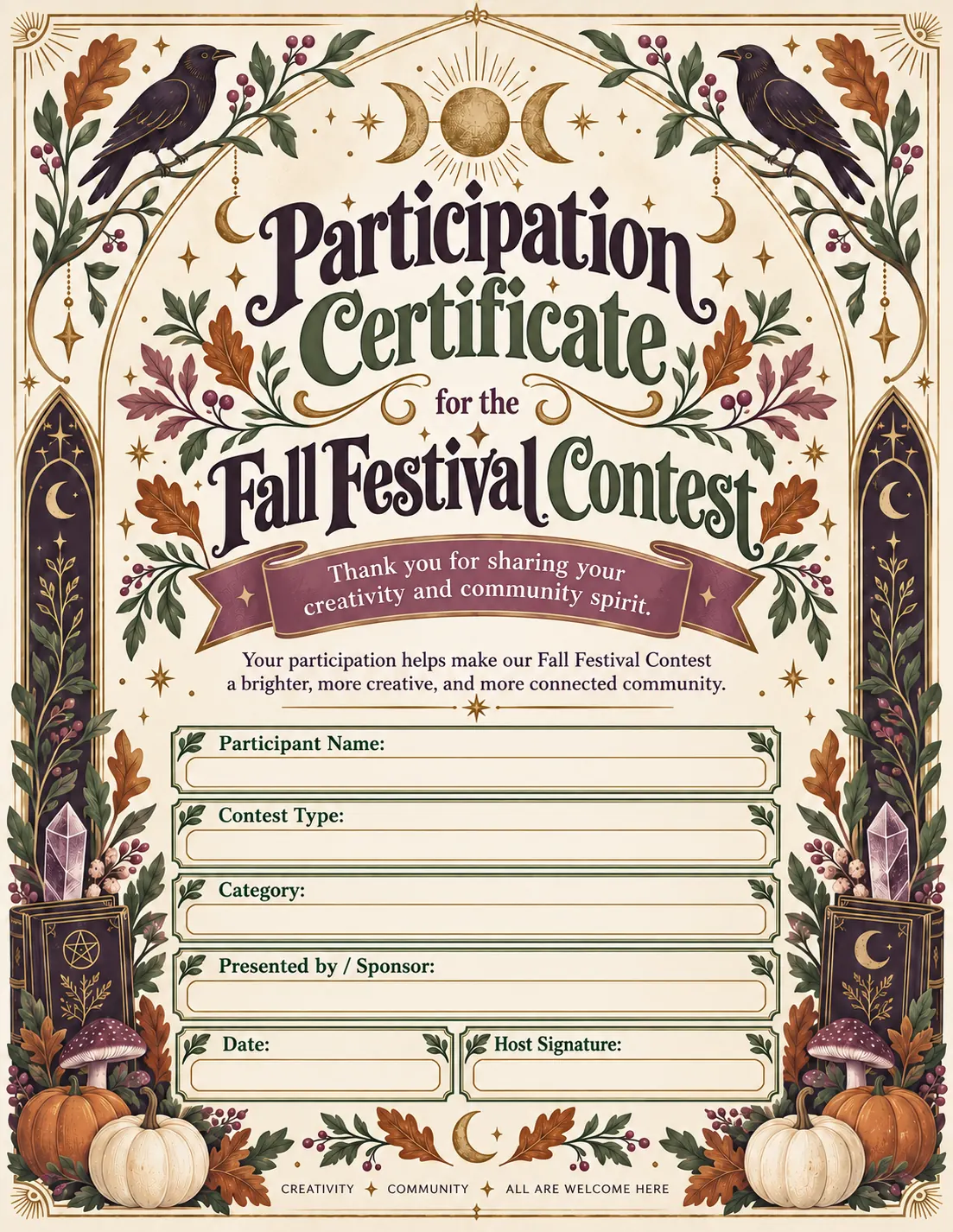 Halloween Fall Festival generated sample 17