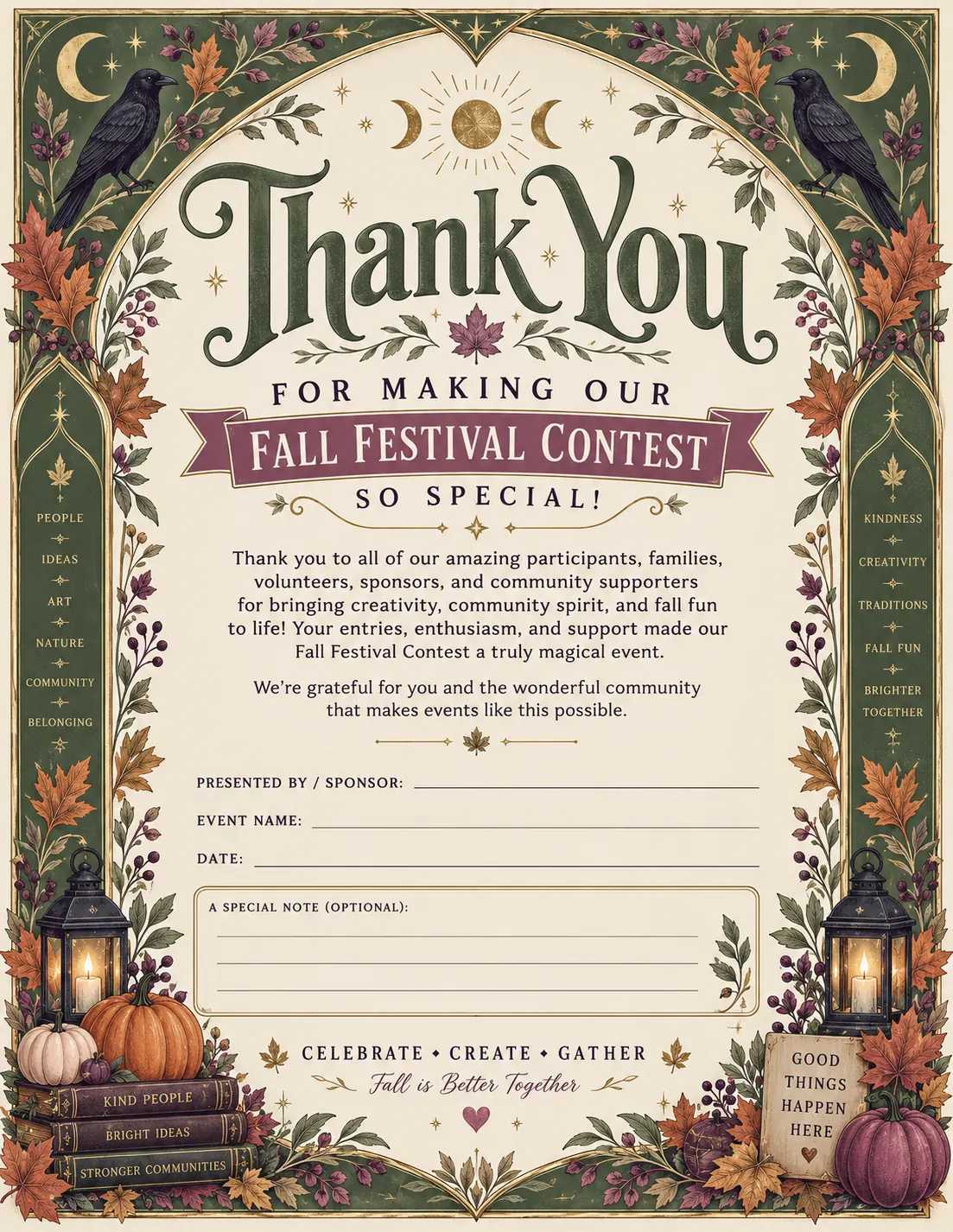 Halloween Fall Festival generated sample 22